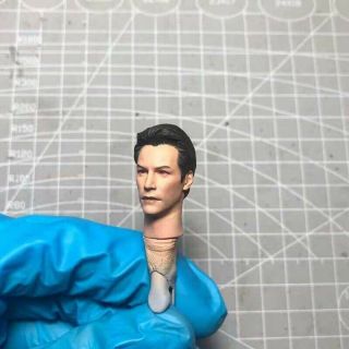 1/12 Constantine Head Sculpt Keanu Reeves Head Played For 6 " Mezco Action Figure