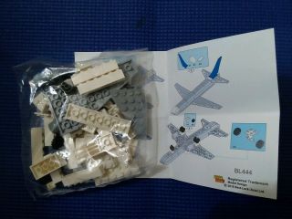 Construction Toy Delta Airlines Airplane 757 767 Building Brick Toy 3