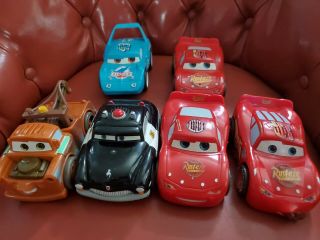 6 Disney Pixar Cars Mater Shake N Go Mater Tow Truck Talking Mattel 2005 Work