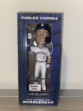 Houston Astros Carlos Correa Can You Hear Me Bobblehead Sga Nib