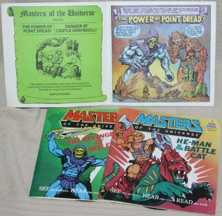 3 He Man Masters Of The Universe See Hear Read Vinyl Record Books Work 2