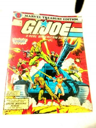 Gi Joe A Real American Hero Comic 1 Marvel Treasury Edition First Issue 1982