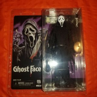 Nib Neca Scream Ghostface Horror Figure Reel Toys Clothed Robe Scre4m