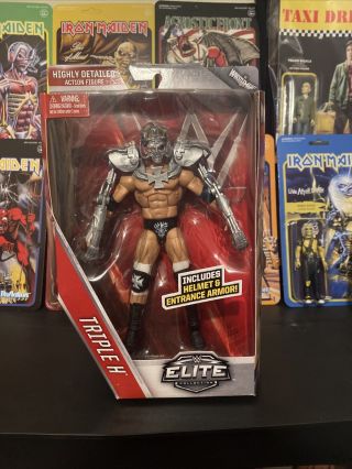Wwe Triple H Elite Series 42 Mattel Figure Terminator Attire Wm31 Rare Wwf W3