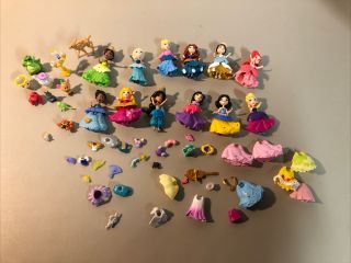 Disney Princess Little Kingdom Snap - In Dolls Merida Ariel Jasmine Tiana Mulan