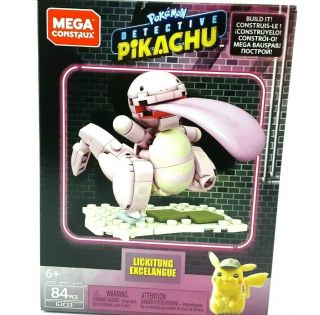 Mega Construx Pokémon Detective Pikachu 84pc Lickitung Building Set (2019) Gjc33