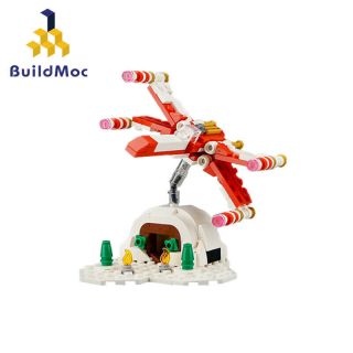 Moc - 40692 X - Wing Micro Scale Building Block Educational Toy Brick For Star Wars