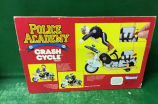 1989 POLICE ACADEMY:”CRASH CYCLE” NIB BY KENNER NO.  66180 3