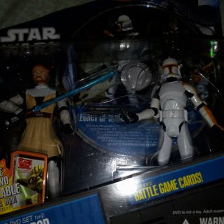 Star Wars The Clone Wars DVD Set 1 of 2 Legacy Of Terror Obi - wan & Clone Trooper 2