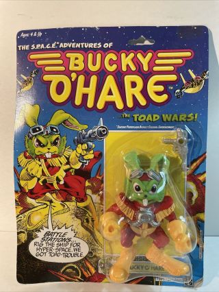 1990 Hasbro Bucky O’hare Action Figure 1 Moc The Toad Wars