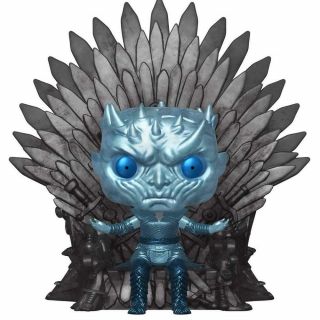 Funko Pop Game Of Thrones Night King Metallic On Iron Throne 6 " Hbo Got Figure