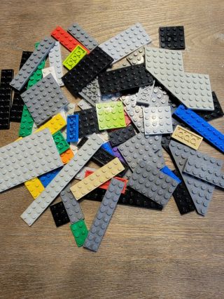 Lego Bulk 50pc Plates Mixed 2x2 - 6x12