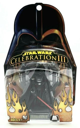 Star Wars Celebration Iii Darth Vader Figure 2005 Talking W/exclusive Case