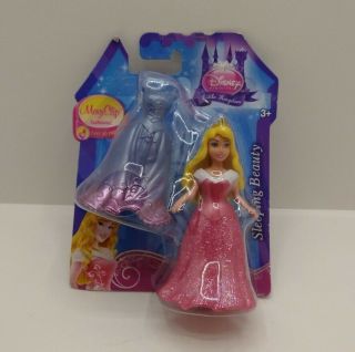 Disney Princess Little Kingdom Magiclip Sleeping Beauty Doll 4 " - 2 Dresses