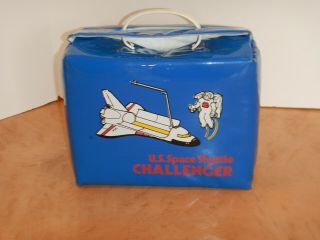 1980s Nappe - Babcock - U.  S.  Space Shuttle Challenger - Vinyl Lunchbox