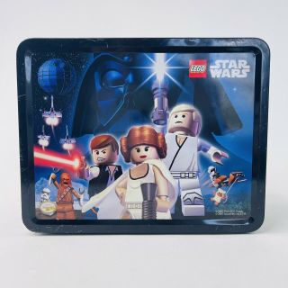 2007 Nintendo Lego Star Wars Metal Lunch Box / Carry Case - Rare Find