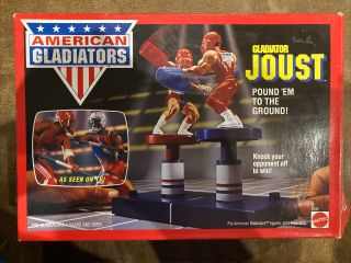 American Gladiators Gladiator Joust Vintage 1991 Toy Open Box Mattel 4036