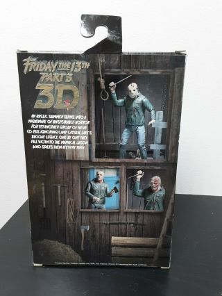 NECA FRIDAY THE 13TH Part 3 3D JASON ULTIMATE 7 