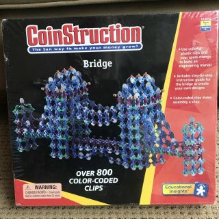 Coinstruction Bridge Set Build With Coins And Clips Ei - 4033 Educational Insights