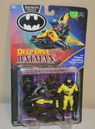 Batman Returns Movie Deep Dive Batman With Torpedo Launching Scuba Gear Kenner