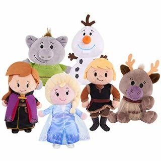 Disney Frozen Ii 6 Piece Stylized Plush Collector Set