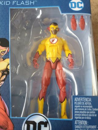 Kid Flash 6 " Action Figure Dc Multiverse Loose Lobo Baf Cnc Gem