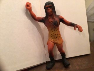 Vintage Rubber Toy Jiggler Made In Hong Kong Planet Of The Apes Or Caveman