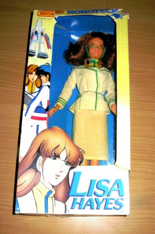 Vintage 1985 Anime Matchbox Robotech Lisa Hayes Action Figure Box Compl