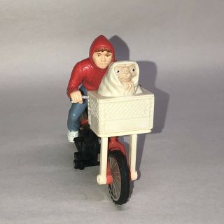 Vintage E.  T.  & Elliott Powered Bicycle Pull Back & It Goes Ljn 1982 Et
