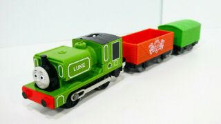 Thomas & Friends Trackmaster Luke Motorized Railway Green Brake Van Train Mattel