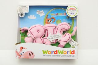 Word World Pig Pull Apart Magnetic Plush Toy & Dvd Wordworld Pbs Kids Show