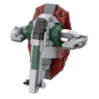 Star Wars Micro Slave 1 with Display Stand Building Bricks Toys Set MOC - 35304 2