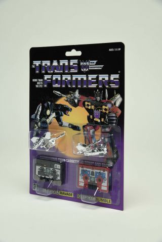 Transformers G1 Reissue Ravage Rumble Cassette Decepticon Christmas Toy Hot