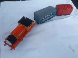 Thomas Trackmaster Billy Train With Farm Truck,  Rare Battery Operated