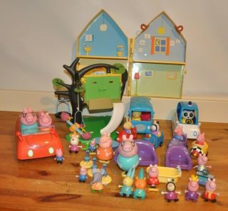 Peppa Pig Family & Tree House Family Car & Other Vehicles Figures Accessories