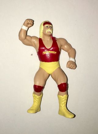Wwf Wwe Ljn Custom 4.  5” Red Shirt Hulk Hogan