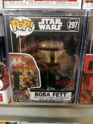 Star Wars Boba Fett 297 Futura Camo Special Edition Funko Pop Hard Stack