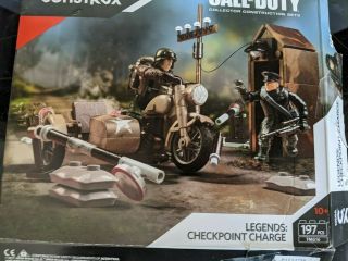 Call Of Duty Cod Mega Construx Set Fmg16 Legends: Checkpoint Charge Wwii