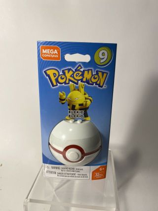 Pokemon Mega Construx Elekid Poke Ball Series 9 Rare Unopen