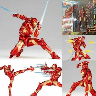 Revoltech Yamaguchi Iron Man Mk37 No.  013 Bleeding Edge Armor Figure