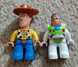 Lego Duplo Pixar Toy Story Woody And Buzz Lightyear Figures