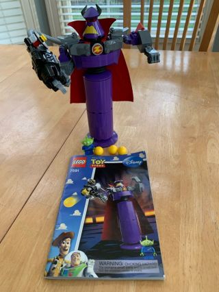 Lego 7591 Construct A Zurg Toy Story,  Complete Set,  No Box