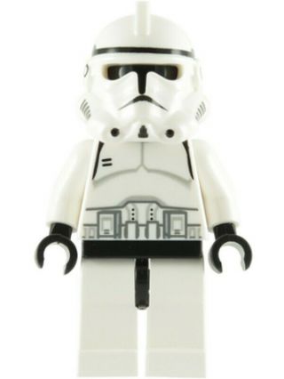 Lego Ep.  3 Clone Trooper - Star Wars Minifigure From 7655 - Sw0126