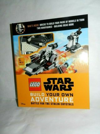 Lego Star Wars Battle For The Stolen Crystals | Book - 180 Piece Lego Set