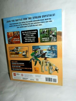 Lego Star Wars Battle For The Stolen Crystals | Book - 180 Piece Lego Set 2