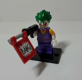 Lego 70906 The Lego Batman Movie Joker Figure Vest Sleeves W/ Bang Gun