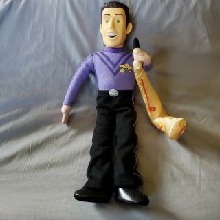 2013 The Wiggles Purple Plush Talking & Singing 15 " Lachy Doll Wicked Cool Toys