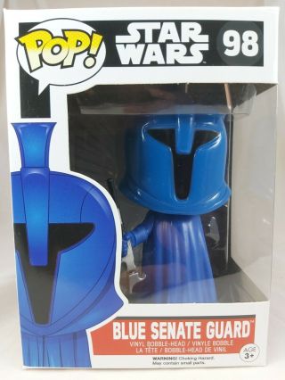 Star Wars Funko Pop - Blue Senate Guard - The Force Awakens - No.  98