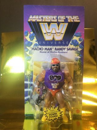 2019 Wwe Mattel Macho Man Randy Savage.  Master Of The Universe Wrestling.