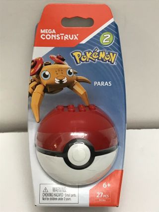 Mega Constructs Pokémon Paras Ffj94 Series 2